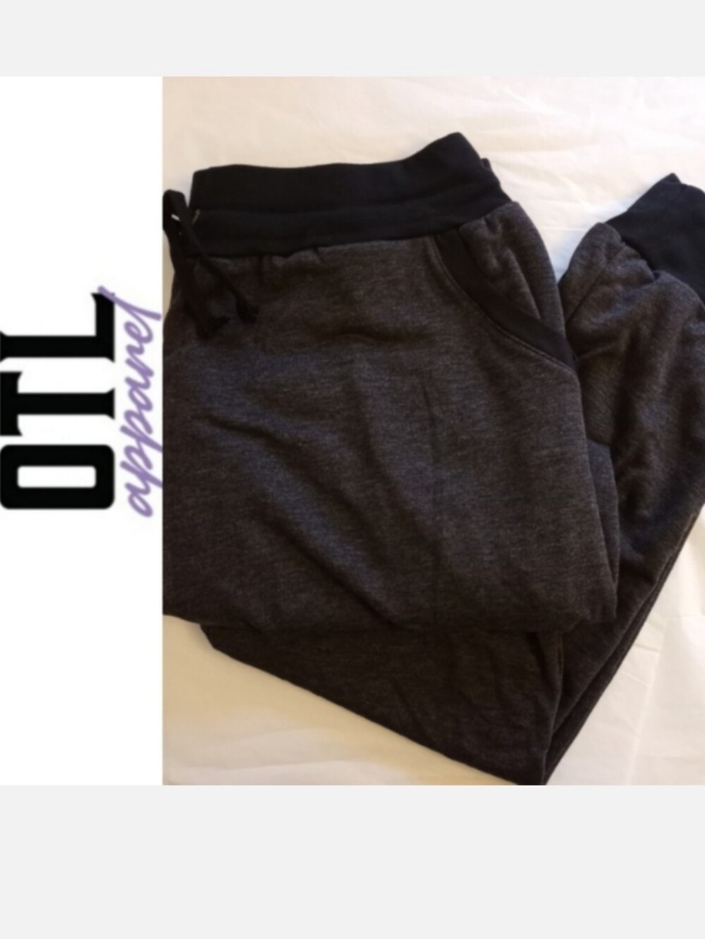 Made in USA OTL Cotton joggers XXL Charcoal